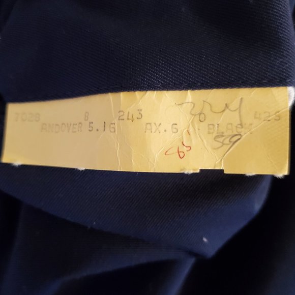 Vintage Aquascutum Men's Trench Coat Black 42 - Picture 9 of 9